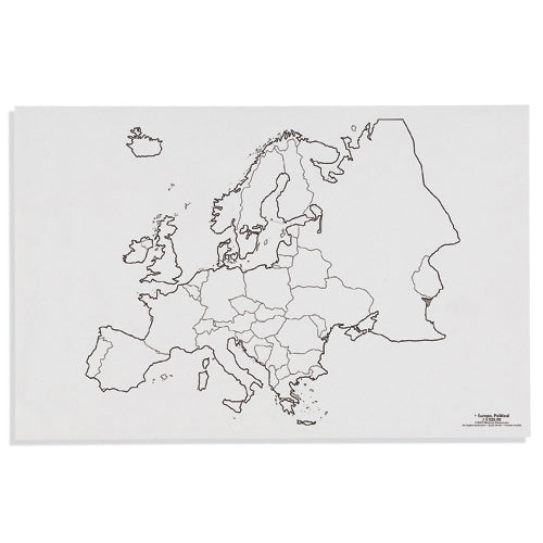 Nienhuis Montessori Csm, Paper Maps Europe, Political