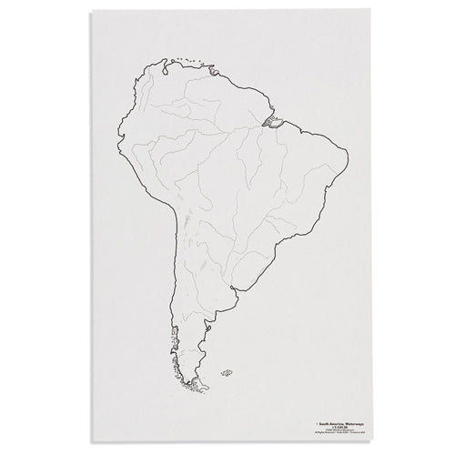 Nienhuis Montessori Csm, Paper Maps South America, Waterways