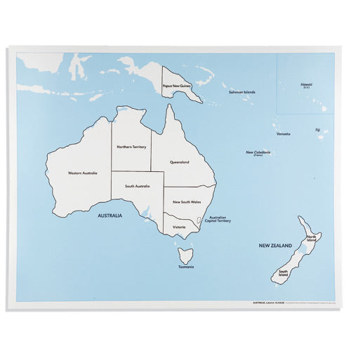 Nienhuis Montessori Csm, Australia Labeled Control Map