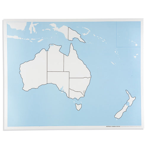 Nienhuis Montessori Csm, Australia Unlabeled Control Map