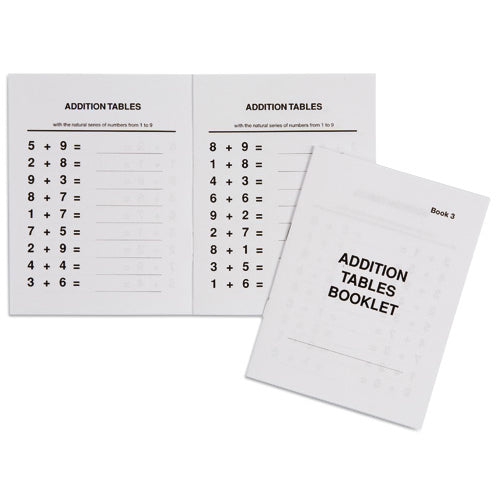 Nienhuis Montessori Csm, Addition Tables Booklet 3
