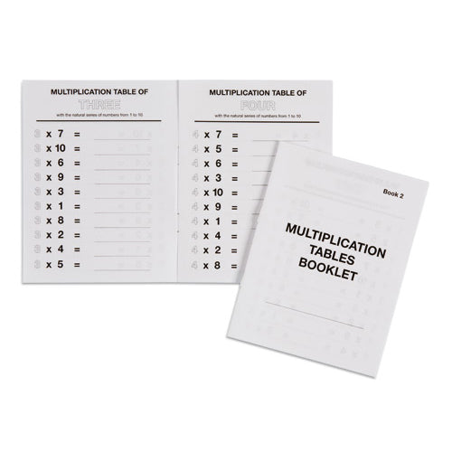 Nienhuis Montessori Csm, Multiplication Tables Booklet 2