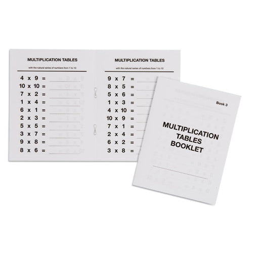 Nienhuis Montessori Csm, Multiplication Tables Booklet 3