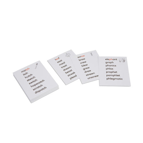 Nienhuis Montessori Csm, Phonogram Cards