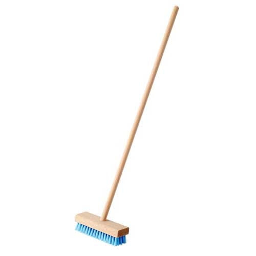 Floor Scrubber: 49cm with synthetic bristles