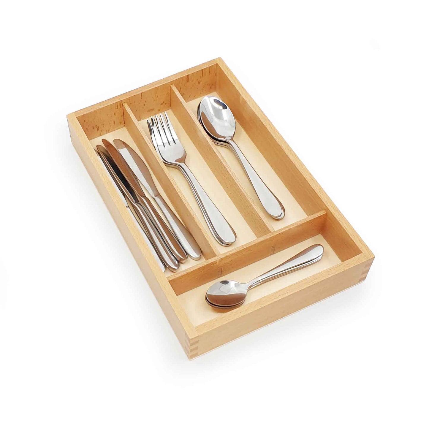 Tray with 6 sets of Child's Cutlery