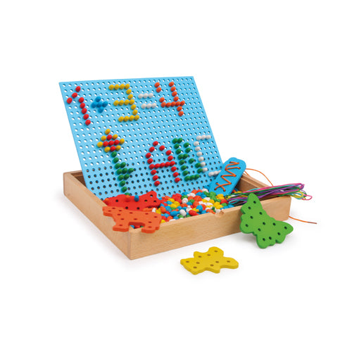 Montessori Peg and Thread Board