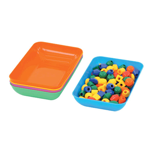 Montessori Set of 5 Coloured Trays