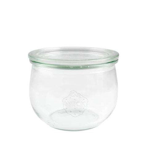 Montessori SET OF SIX 580ml Tulip Weck Jars.