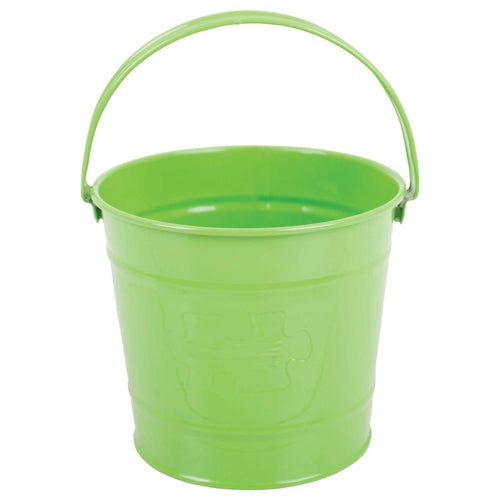 Montessori Child's Green Metal Bucket