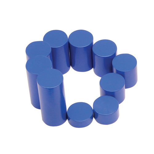 Montessori Blue knobless cylinder spare 7th cylinder 40mm