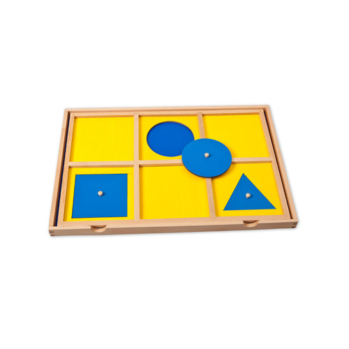 Montessori Demonstration Tray for the Geometric Cabinet