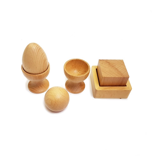 Montessori 3D Object Fitting Exercise