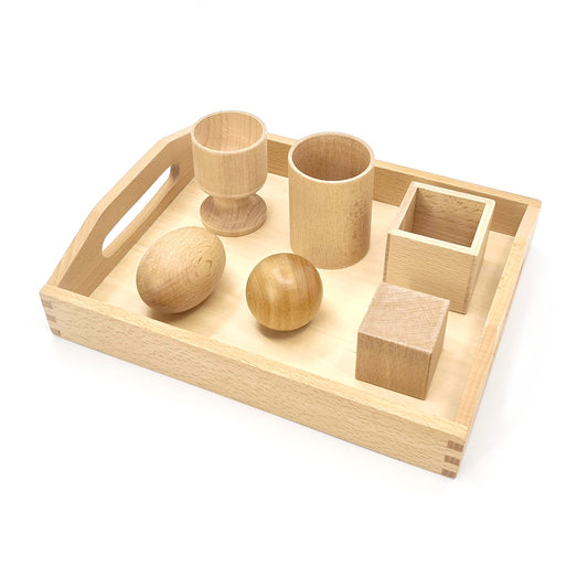 Montessori 3D Object Fitting Exercise