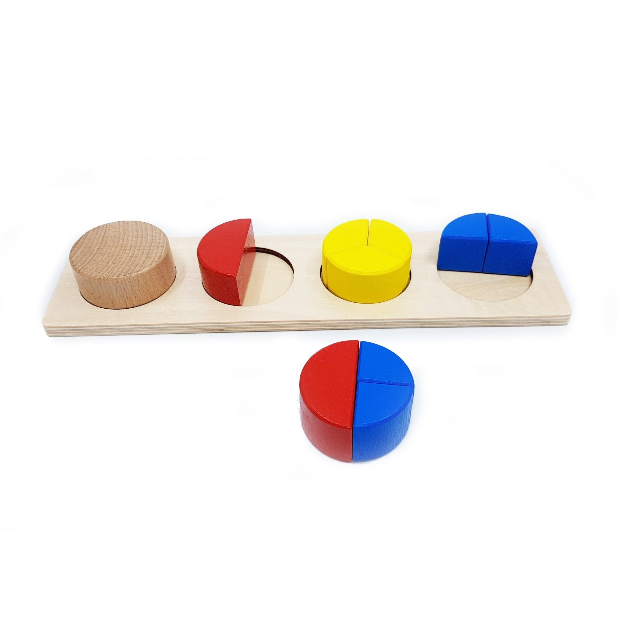 Coloured Wooden Fractions