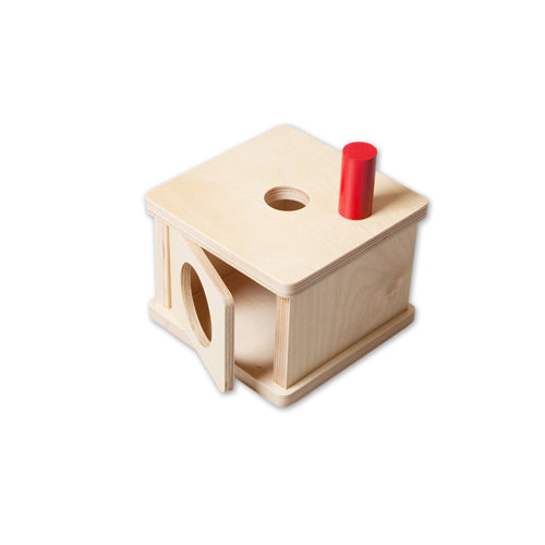 Montessori Imbucare Box with Small Cylinder