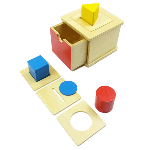 Montessori Imbucare Box with Interchangeable Lids