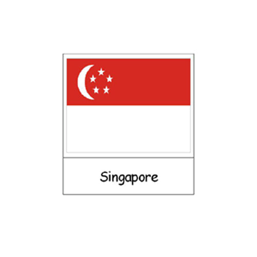Montessori Asian Flags Cards .pdf File