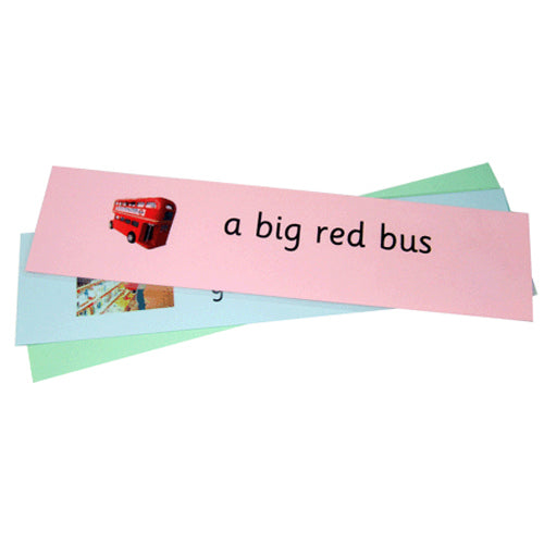 Montessori Reading Phrase and Sentence Strips .Pdf File