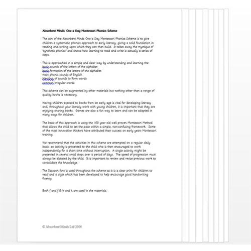 Montessori Literacy Notes .pdf file